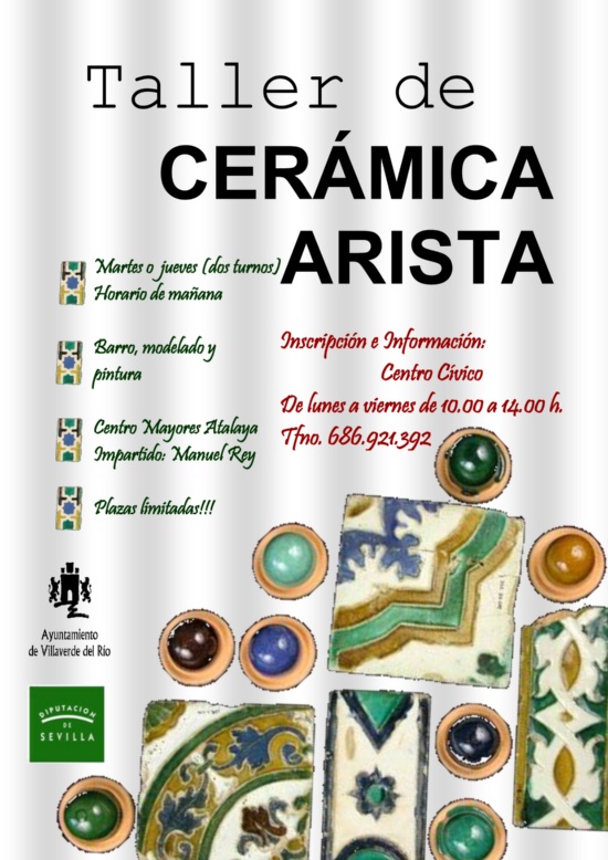 cartel taller cerámica copia